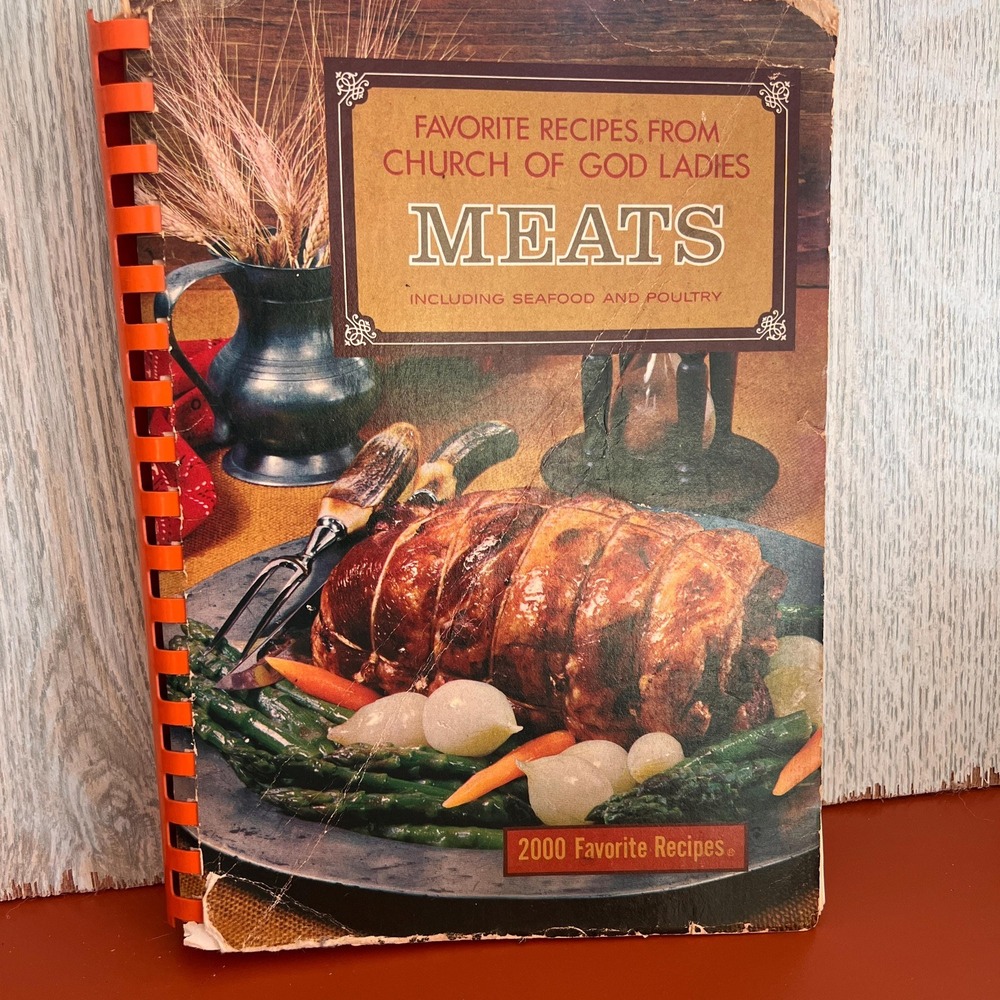 Favorite Recipes from Church‎ of God Ladies Meats Vtg 1969 Community Cookbook